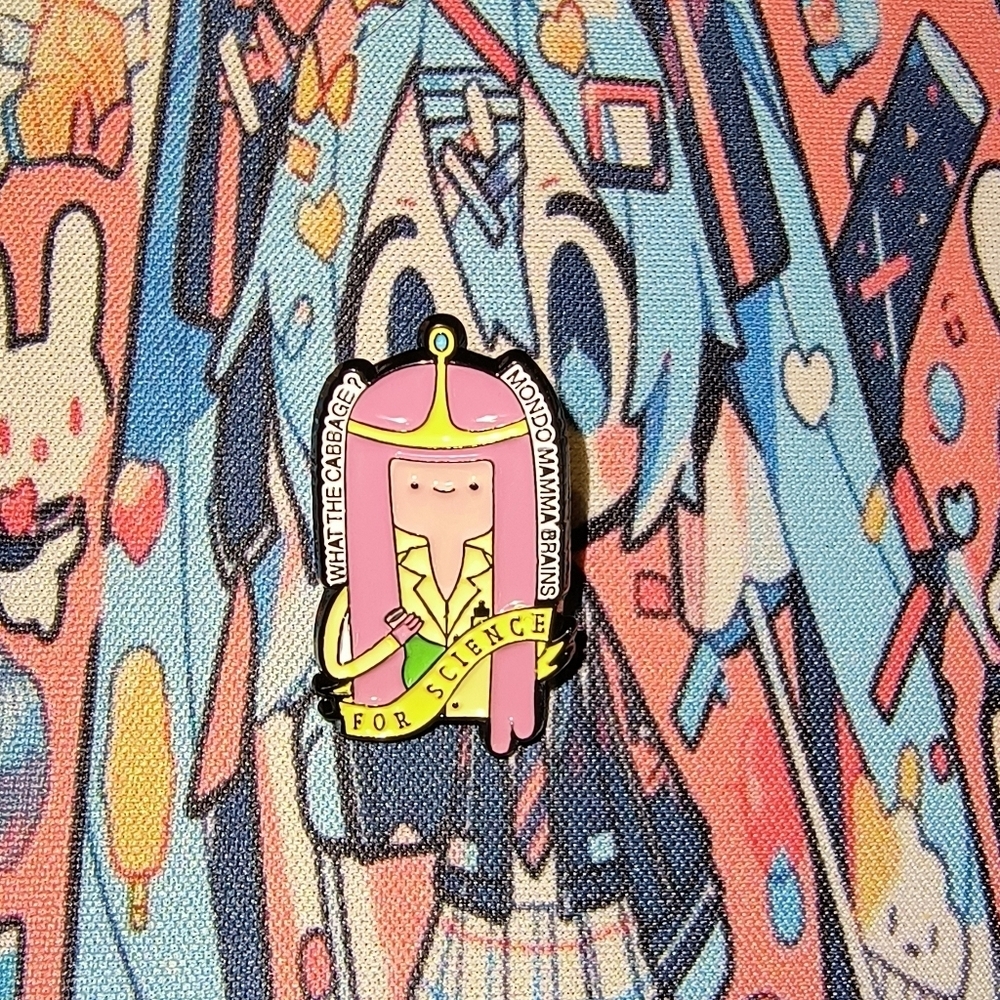 Women’s Accessories Cute Princess Bubblegum from Adventure Time Enamel Pin - Picture 2 of 3